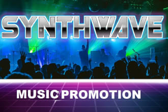 organic synthwave promotion and synthwave monthly listeners