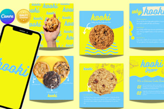 design aesthetic canva templates for your social media posts