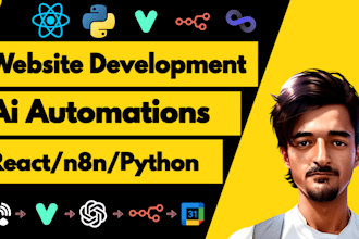 do custom web application development with react and node