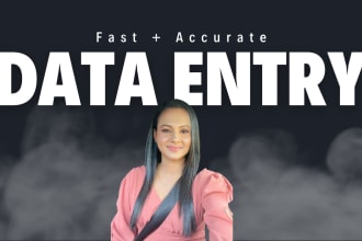 do fast accurate data entry