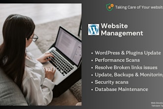 provide maintenance for your websites
