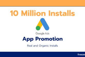 do organic android app install and mobile app promotion