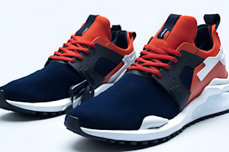 3d model and render 3d shoes, 3d sneakers, 3d footwear
