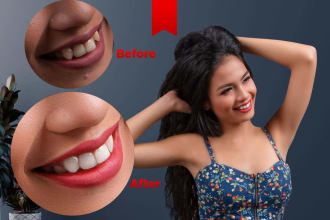 do portrait photo retouching and product image edit by photoshop