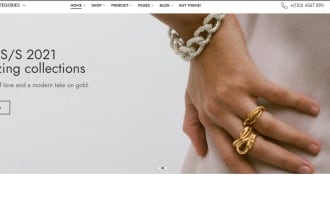 create jewelry website, jewelry store, jewelry