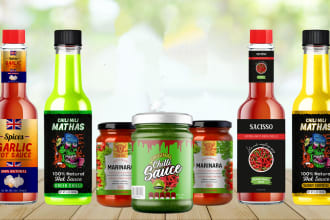 make product label, sauce, spice, herb, chilli, rub, seasoning