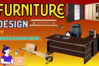 model metallic or wooden furniture design for office or home