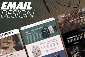design and code responsive HTML email template