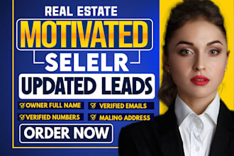 provide motivated seller real estate leads with skip tracing
