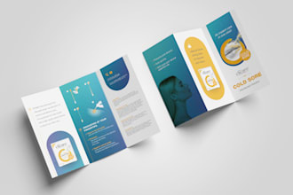 design professional medical or healthcare brochure