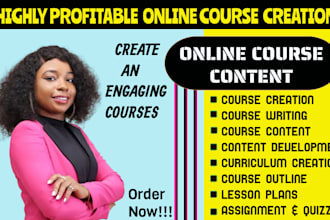 create engaging courses online course course content and curriculum development