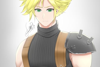 draw illustration anime style