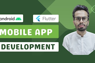build android and ios mobile app using flutter
