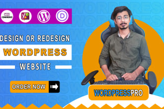 design, redesign, clone, revamp, modify or customize a wordpress website