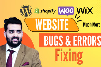 fix bugs, errors, and issues in your wordpress website within 6 hours
