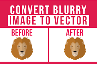 vectorize your logo or image and convert image to vector