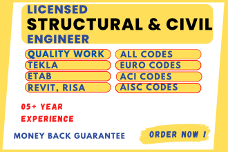 do structural design of any complex civil engineering structure