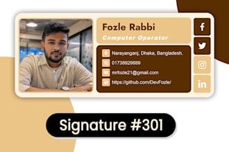 design clickable email signature with HTML