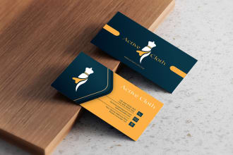 design your professional visiting card