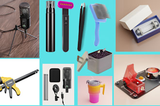 do photorealistic 3d product modeling and rendering