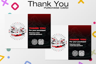 create a thank you card your business