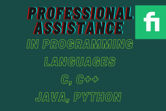 do your programming task c , cpp , java ,python