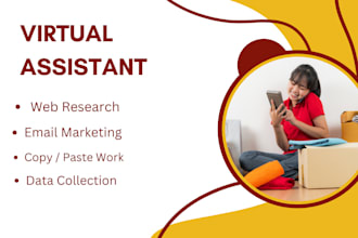 be your virtual assistant and  admin support