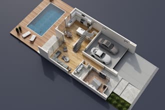 do 3d floor plan for your rental or airbnb listings