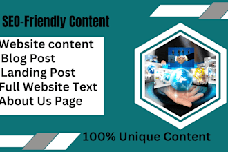 be your  SEO friendly content writer for your website or blog