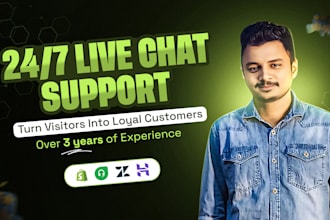 be your full time live chat support agent