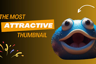 design amazing youtube thumbnail