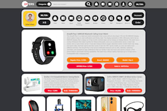 make excellent website xd design