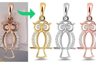 do bulk jewelry photo editing and high end jewelry retouch