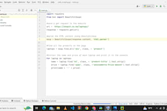 do web scraping and data mining
