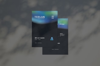 design modern flyer, bilofd, trifold brochure