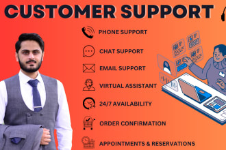 provide customer support via chat, phone and email responses