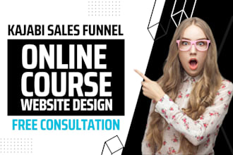 design kajabi course sales funnel website kajabi landing page kajabi expert