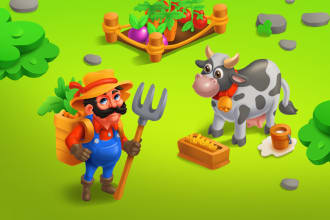 crate 2d game art for your mobile games