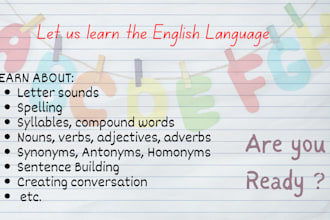 teach you the english language