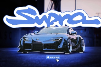 design youtube thumbnails for your cars channel