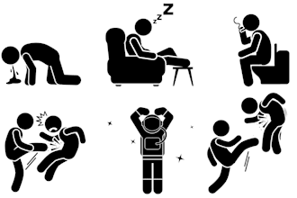 design pictograms, icons, illustrations and stickman