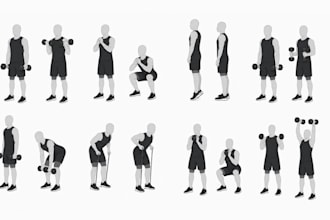 create custom faceless character illustrations