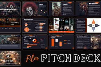 create a stunning pitch deck for your film or TV show concept