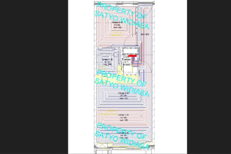 do drawing underfloor heating design project