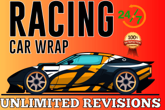 professional racing car, sports car wrap, rally racing car, racing car design
