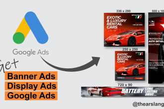 design attractive banner ads, display ads and google ads
