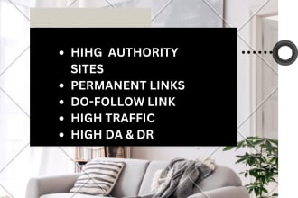 do high da furniture guest post with authority backlinks