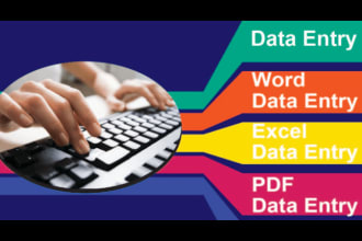 do data entry, data entry typing work job, copy paste and excel data entry