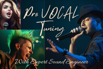 tune vocals in studio quality