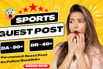 do sports guest post high do follow with authority backlinks